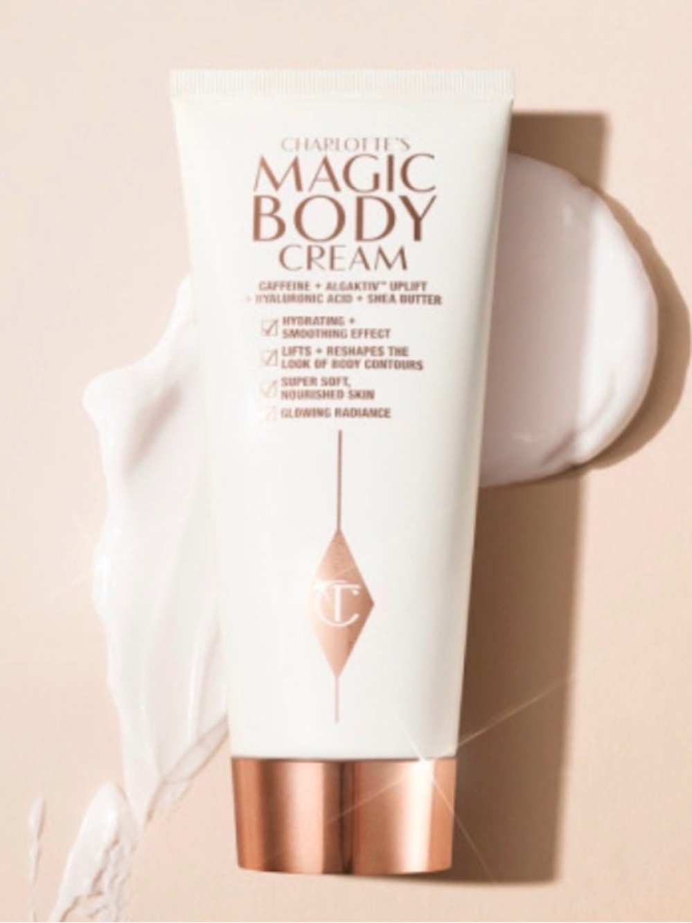Charlotte's Magic Body Cream 200ml/ 6.7 oz. NWT LARGE BOTTLE